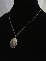 Vintage London 925 Sterling Silver Locket Pendant How Do I Love Thee? UK Sonnet