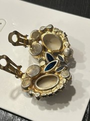 JULIANA D&E STIPPLED EASTER EGG RHINESTONE Earrings Book Piece