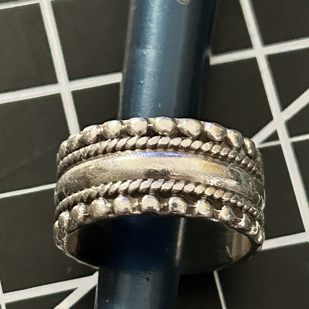 Women’s Vintage Sterling Silver 925 Mexico Ring, Size 7, 11 Grams+