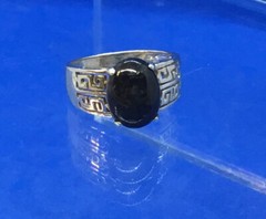 Vintage Hong Kong Sterling Ring Marked.