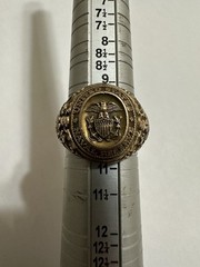 United States Naval Reserve 10K Yellow Gold Men’s Ring Size.9.75 Or 10 ￼￼￼