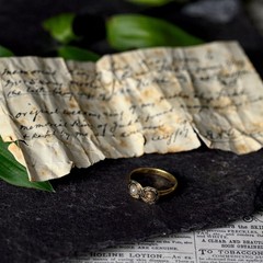 UNIQUE ANTIQUE ENGLISH 22K GOLD BAND RING w/HIGH POLITICAL PROVENANCE 1767