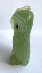 Antique Rare Original Jade Nephrite Owl Figurine Big Size