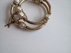 1950s Miriam Haskell Attributed Wrap Bracelet -HAS ISSUES, READ DESCRIPTION