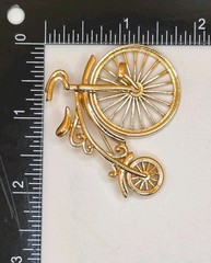 Vintage Avon Gold Tone Pin/Brooch Lot Bicycle, Bear, 81, Seller, Infinity