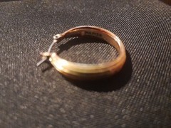 Napier Vintage Hoop Earrings Textured Gold Tone for Any Occasion