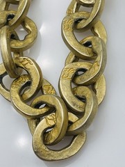 Karl Lagerfeld Paris Vintage Gold Plated Link Chain Bracelet