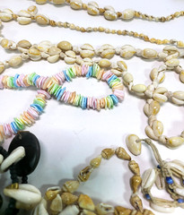 Over 1 lb Seashell Jewelry Lot Wearable Beach Boho Ocean Style VTG-New