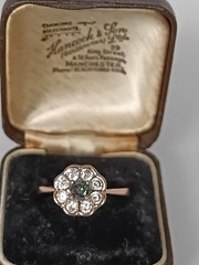 Vintage 1990s 14 Ct Rolled Gold Mystic Topaz Ring Size UK P US 7.5 Hallmarked!!