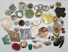Craft Jewelry Pieces Junk Drawer 35 Different Pieces
