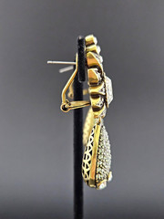 Heidi Daus “MULTI GEMSTONE VINTAGE STYLE EARRINGS”